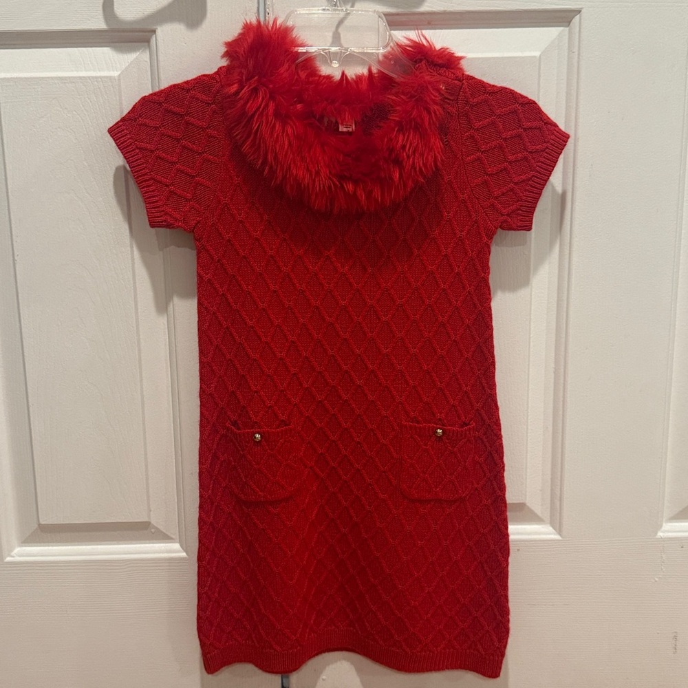 Janie and Jack Red Formal Kids Dress